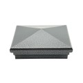 5" x 5" Neptune Style Vinyl Post Cap - Antique Gray
