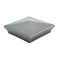 5" x 5" Neptune Style Vinyl Post Cap - Antique Gray