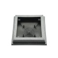 5" x 5" Neptune Style Vinyl Post Cap - Antique Gray
