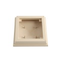 5X5 Neptune Style Vinyl Post Cap for Vinyl Fence and Railing (Beige) (PostCaps)