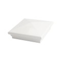 LMT-1496W 5" x 5" Sq. Neptune Vinyl Post Cap - White