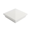 LMT-1496W 5" x 5" Sq. Neptune Vinyl Post Cap - White