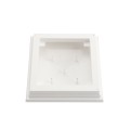 LMT-1496W 5" x 5" Sq. Neptune Vinyl Post Cap - White
