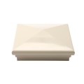 5.625" Neptune Style Vinyl Post Cap for Vinyl Fence and Railing (Almond) (PostCaps)