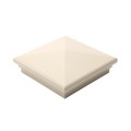 5.625" Neptune Style Vinyl Post Cap for Vinyl Fence and Railing (Almond) (PostCaps)