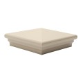 5.625" Neptune Style Vinyl Post Cap for Vinyl Fence and Railing (Almond) (PostCaps)
