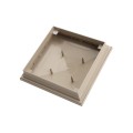 6X6 Neptune Style Vinyl Post Cap for Vinyl Fence and Railing (Khaki) (PostCaps)