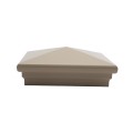 6X6 Neptune Style Vinyl Post Cap for Vinyl Fence and Railing (Khaki) (PostCaps)