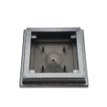 5" x 5" Cape May Style Vinyl Post Cap - Antique Gray