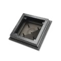 5" x 5" Cape May Style Vinyl Post Cap - Antique Gray