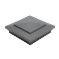 5" x 5" Cape May Style Vinyl Post Cap - Antique Gray