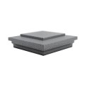 5" x 5" Cape May Style Vinyl Post Cap - Antique Gray