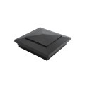 5" x 5" Cape May Style Vinyl Post Cap - Hammertone Black