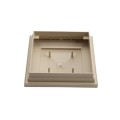 6X6 Cape May Style Vinyl Post Cap for Vinyl Fence and Railing (Almond) (PostCaps)