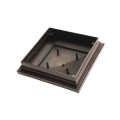 6" x 6" Cape May Style Vinyl Post Cap - Antique Brown