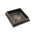 6" x 6" Cape May Style Vinyl Post Cap - Antique Brown