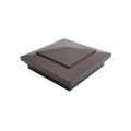 6" x 6" Cape May Style Vinyl Post Cap - Antique Brown