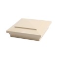 6X6 Cape May Style Vinyl Post Cap for Vinyl Fence and Railing (Beige) (PostCaps)