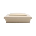 6X6 Cape May Style Vinyl Post Cap for Vinyl Fence and Railing (Beige) (PostCaps)