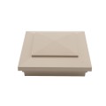 LMT-1501KK 6" x 6" Sq. Cape May Vinyl Post Cap - Khaki