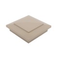 LMT-1501KK 6" x 6" Sq. Cape May Vinyl Post Cap - Khaki