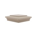 LMT-1501KK 6" x 6" Sq. Cape May Vinyl Post Cap - Khaki