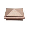 5" x 5" Haven Style Vinyl Post Cap - Antique Copper