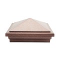 5" x 5" Haven Style Vinyl Post Cap - Antique Copper