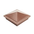 5" x 5" Haven Style Vinyl Post Cap - Antique Copper