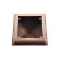 5" x 5" Haven Style Vinyl Post Cap - Antique Copper