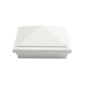 5X5 Haven Style Vinyl Post Cap for Vinyl Fence and Railing (White)