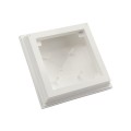 5X5 Haven Style Vinyl Post Cap for Vinyl Fence and Railing (White)
