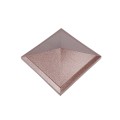 6" x 6" Haven Style Vinyl Post Cap - Antique Copper