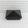 6" x 6" Haven Style Vinyl Post Cap - Hammertone Black