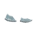LMT 1522-WHITE T-Rail Covered Bracket Kit For Vinyl Railing (3 Piece) - White