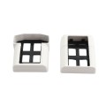 LMT 1522-WHITE T-Rail Covered Bracket Kit For Vinyl Railing (3 Piece) - White