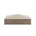 LMT 1523KK 5" x 5" Oversize Horse Vinyl Post Cap - Khaki