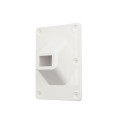 LMT 1534-WHITE 2" x 3 1/2" Stair Bracket For Vinyl Railing (Internal) - White (GeneralUse)