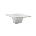 LMT 1534-WHITE 2" x 3 1/2" Stair Bracket For Vinyl Railing (Internal) - White (GeneralUse)