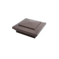 4.5" (4 1/2" x 4 1/2") Cape May Style Vinyl Post Cap - Antique Brown