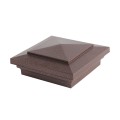 4.5" (4 1/2" x 4 1/2") Cape May Style Vinyl Post Cap - Antique Copper