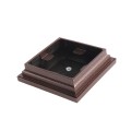 4.5" (4 1/2" x 4 1/2") Cape May Style Vinyl Post Cap - Antique Copper