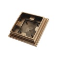 4.5" (4 1/2" x 4 1/2") Cape May Style Vinyl Post Cap - Antique Gold