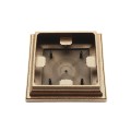4.5" (4 1/2" x 4 1/2") Cape May Style Vinyl Post Cap - Antique Gold
