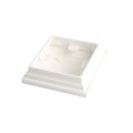 4.5" sq Cape May Style Vinyl Post Cap for Vinyl Fence and Railing (White)