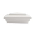 4.5" sq Cape May Style Vinyl Post Cap for Vinyl Fence and Railing (White)