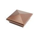 4.5" (4 1/2" x 4 1/2") Neptune Style Vinyl Post Cap - Antique Copper
