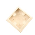 4.5" (4 1/2" x 4 1/2") Neptune Style Vinyl Post Cap - Beige