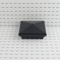 4.5" (4 1/2" x 4 1/2") Neptune Style Vinyl Post Cap - Hammertone Black