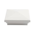 4.5" Sq Neptune Style Vinyl Post Cap for Vinyl Fence and Railing (White)